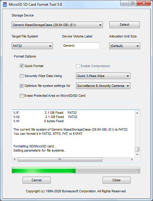 MicroSD SD Card Format Tool